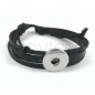 Snap Button Armband Leder